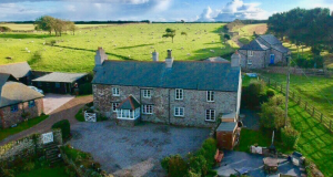 Aerial View of the Farmhouse